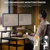 HOMCOM Schreibtisch, L-förmiger Computertisch 137 x 140 x Produktbild-Vorschau 5