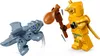 A Lego dragon figure and a Lego minifigure in a playful pose against a white background. Náhled obrázku produktu