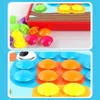 Mosaik Steckspiel Montessori 58 Teile für Kinder, Lernspiel Produktbild-Vorschau 3