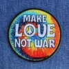 Aufnäher - Make love not war - bunt - Patch Produktbild-Vorschau 3