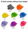 Profesionální nástavce na zastřihovače vlasů, 8barevné Náhled obrázku produktu 2