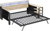Merax Tagesbett 90x200 cm, Schlafsofa mit Verstellbarem Produktbild-Vorschau 9
