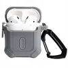 Bizon Case Kopfhörer Rüstung Apple Airpods 1/2 grau Produktbild-Vorschau 3