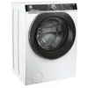 A white Hoover washing machine with a black trim around the door, shown from a three-quarter angle against a white background. Produktbild-Vorschau
