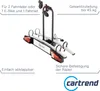 CARTREND Kupplungs-Fahrradträger Alu Active für 2 Fahrräder Produktbild-Vorschau 2