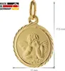 trendor 75214 Kinder Schutzengel Anhänger Gold 585 mit goldplattierter Kette 6 Produktbild-Vorschau