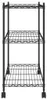 vidaXL Úložný regál se 3 policemi a kolečky 60x35x81 cm Náhled obrázku produktu 4