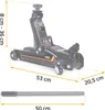 Podnośnik samochodowy 2,5 t Humberg HM-380 Podgląd zdjęcia produktu 10