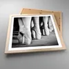 Gerahmtes Poster - Rahmen in heller Eiche - Ballettschuhe Produktbild-Vorschau 3