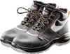 A pair of black work boots with orange and white accents. Náhľad obrázku produktu