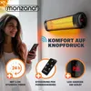 MONZANA® Infrarood verwarmingsstraaler 2500W met Productafbeelding-voorbeeld 7