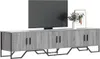 Design TV-Schrank Grau Sonoma 180x34x41 cm Holzwerkstoff, Produktbild-Vorschau 1