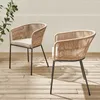 sweeek - 2er-Set Gartensessel aus verzinktem Stahl mit Produktbild-Vorschau 1
