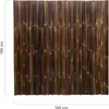 A full shot of a bamboo privacy screen. Produktbild-Vorschau