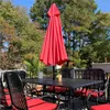 Yaheetech Sonnenschirm ø 230 cm Gartenschirm Knickbarer Produktbild-Vorschau 3