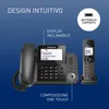Panasonic KX-TGF310 DECT-Telefon Anrufer-ID Schwarz Produktbild-Vorschau 2
