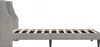 Estructura de cama con cabecero en gris claro, 90 x 200 cm, Vista previa de la imagen del producto 5