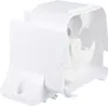 A white plastic fan assembly with a propeller, likely a replacement part for a refrigerator. Anteprima dell’immagine prodotto