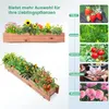 GOPLUS Blumenkasten Holz, Pflanzkasten Blumenbeet mit 2 Produktbild-Vorschau 4