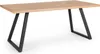 Tavolo Dukat 180 x 90 x 76 cm MDF acciaio marrone nero Anteprima dell’immagine prodotto 2