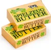 Two toy butter packages stacked on a white background. Produktbild-Vorschau