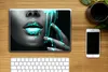 MuchoWow® Laptop Aufkleber Sticker Cover Lippen - Blau - Produktbild-Vorschau 2