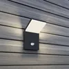 LED-Außenwandleuchte Nevio, Metall, anthrazit, Sensor Produktbild-Vorschau 2