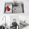 CECIPA 70*45 Edelstahl-Küchenspüle, Überbauspüle, geprägte Produktbild-Vorschau 7