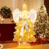 COSTWAY Arbre de Noël artificiel 157cm avec figure d'ange, Voir les images du produit 4