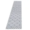 Plus Rhombus tappeto pelo corto runner 80x300cm grigio Anteprima dell’immagine prodotto 1