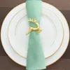 Serviettenringe, 4 Stück Weihnachts Rentier Serviettenringe Produktbild-Vorschau 2