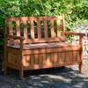 Dobar Massive Truhenbank mit Stauraum für Garten, aus Holz, Produktbild-Vorschau 18