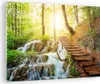 Bilder auf glas - Park Wasserfall Wasser - 70x50cm - Produktbild-Vorschau 1