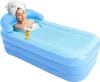 Tragbare Luftbadewanne - Aufblasbare Badewanne - 160x84x64 Produktbild-Vorschau 2