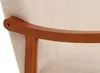 Fotel bujany HWC-K10, leżanka, drewno   tkanina/tkanina Podgląd zdjęcia produktu 12