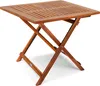 CASARIA® Table d'appoint pliante en bois d'acacia Voir les images du produit 1