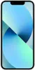 A front-on view of an iPhone 13 with a colorful abstract wallpaper. Produktbild-Vorschau