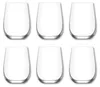12x Gaia 590ml Extra Groß Stiellose Weingläser - Glas Rot Produktbild-Vorschau 5