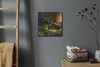 Coloray Uhr auf Leinwand 30x30 cm Wand Uhr Dekoration Produktbild-Vorschau 4