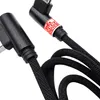 USB-A auf USB-C Kabel Winkelstecker 90 Grad Nylon 1m Produktbild-Vorschau 3