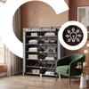 Schuhschrank Faltschrank Stoffschrank 120x30x110cm Produktbild-Vorschau 10