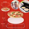 Pietra per pizza Ø 33 cm per forno e barbecue con supporto Anteprima dell’immagine prodotto 4