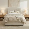 Homestyle4u Polsterbett 120x200 Beige Doppelbett Produktbild-Vorschau 14