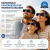 6 occhiali protettivi per l'eclissi solare, certificati Anteprima dell’immagine prodotto 4