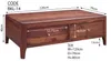 MASSIVMOEBEL24.DE Couchtisch Sheesham 120x70x40 walnuss Produktbild-Vorschau 5