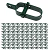 100x Drahtspanner Grün 100mm Zaunspanner Produktbild-Vorschau 1