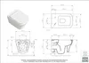 Aqua Bagno Firo spülrandlose Toilette WC inkl. Softclose Produktbild-Vorschau 7