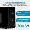 Clatronic® Mikrowelle | 700 Watt | 6 Stufen | 20 Liter Produktbild-Vorschau 2