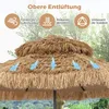 Ombrellone Tiki hawaiano, paglia PE da 299 cm, inclinazione Anteprima dell’immagine prodotto 3