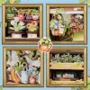 Puzzle 3D, Mini Domek DIY, Niebieski Kwiat Anny, Cutebee, Podgląd zdjęcia produktu 13